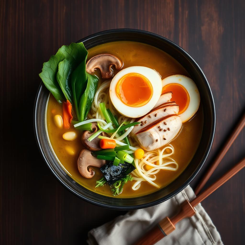 Ginger Miso Chicken Ramen