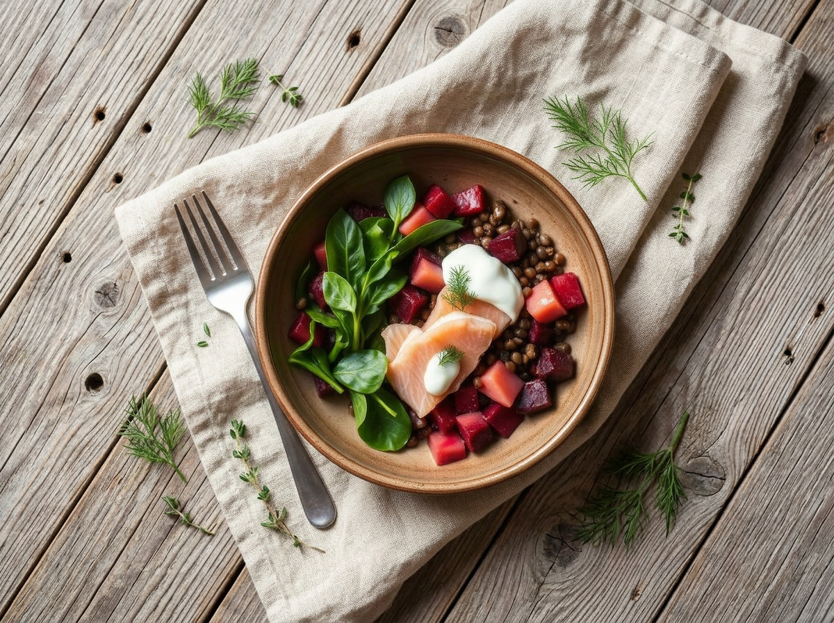 Smoked Mackerel & Beetroot Pot