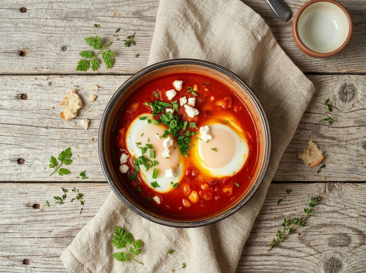 Shakshuka with Feta & Herbs