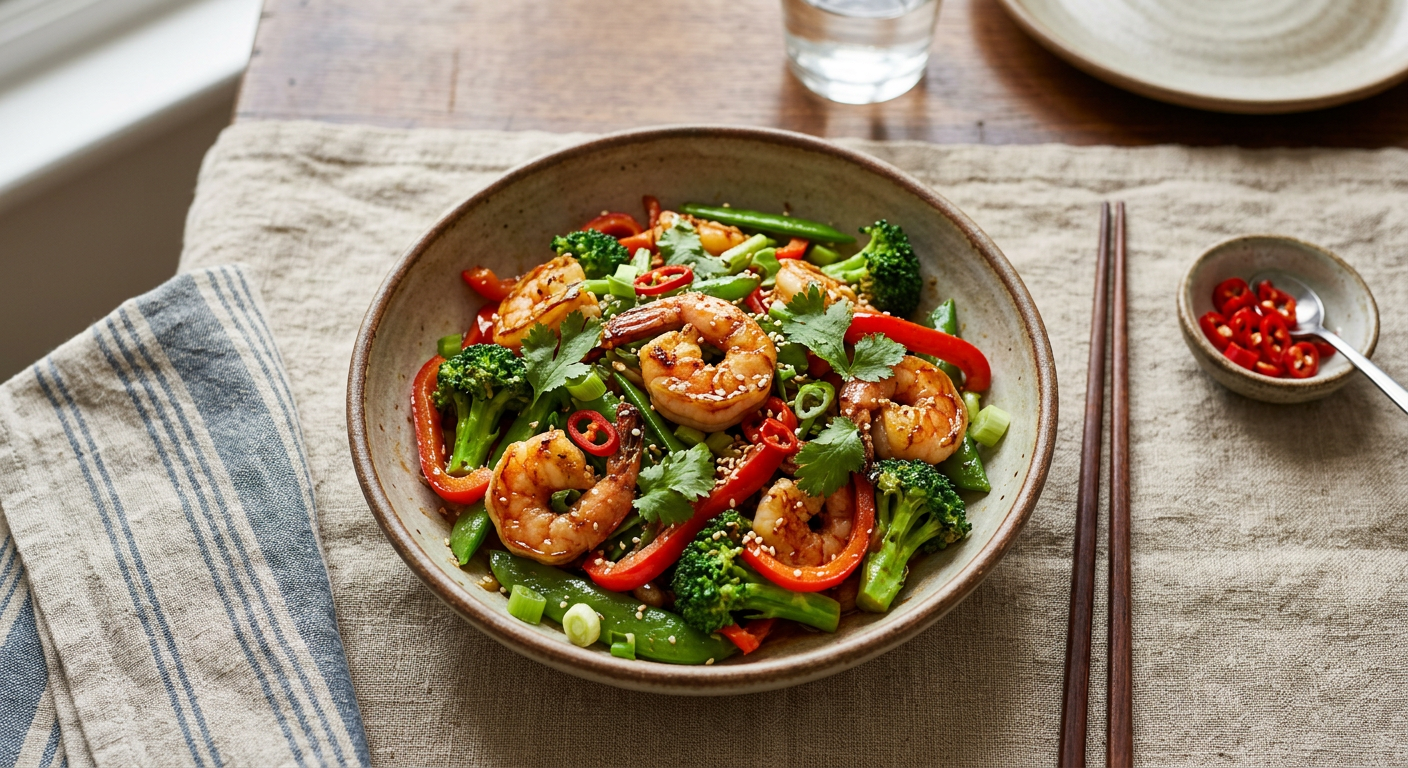 Speedy Prawn & Broccoli Stir-fry
