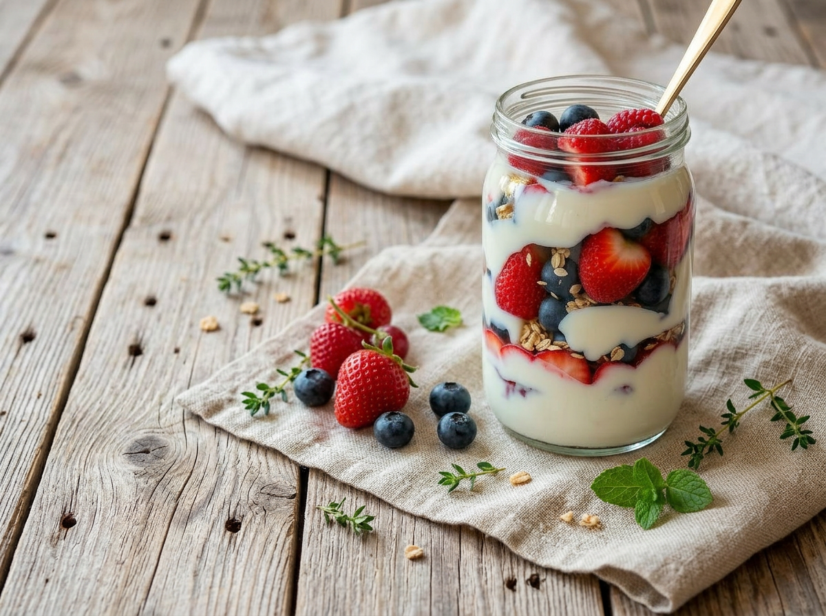 Greek Yogurt Overnight Jar